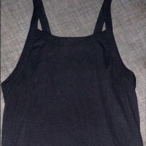 black tank top